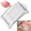 Luncheon Meat Fruit Cheese Egg Salad ABS and Stainless Easy To Kitchen Utensil for Home and Commercial White Slicer, Cutter, Slicer, Cutter, Tool,