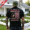 The Veteran Shirt Gift for Veteran Veteran Day Shortsleeved Shirt This Is America If You Dont Like It Leave Men Clothes
