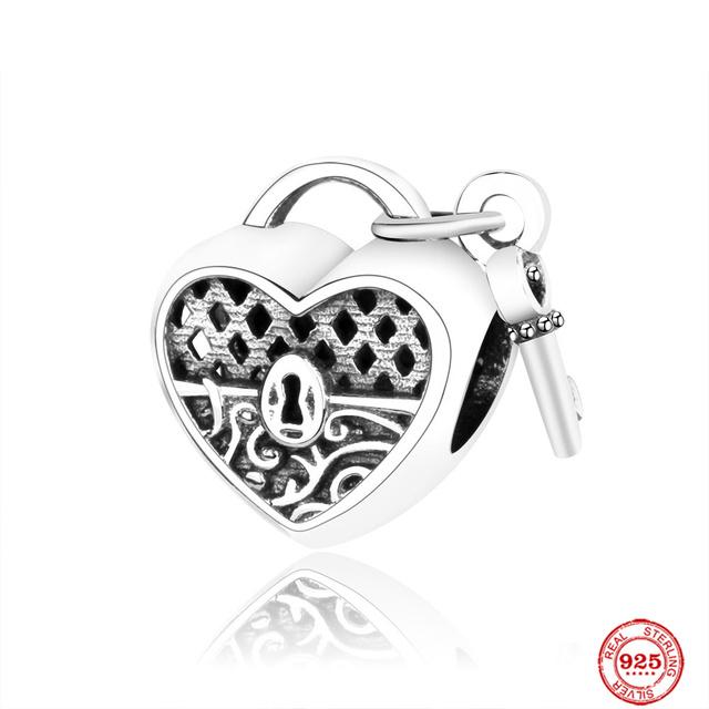 S925 серебряные тонкие бусины подходят для модного оригинального браслета, ожерелье, кулон для женщин, висячие блестящие подвески для мамы, ювелирные изделия