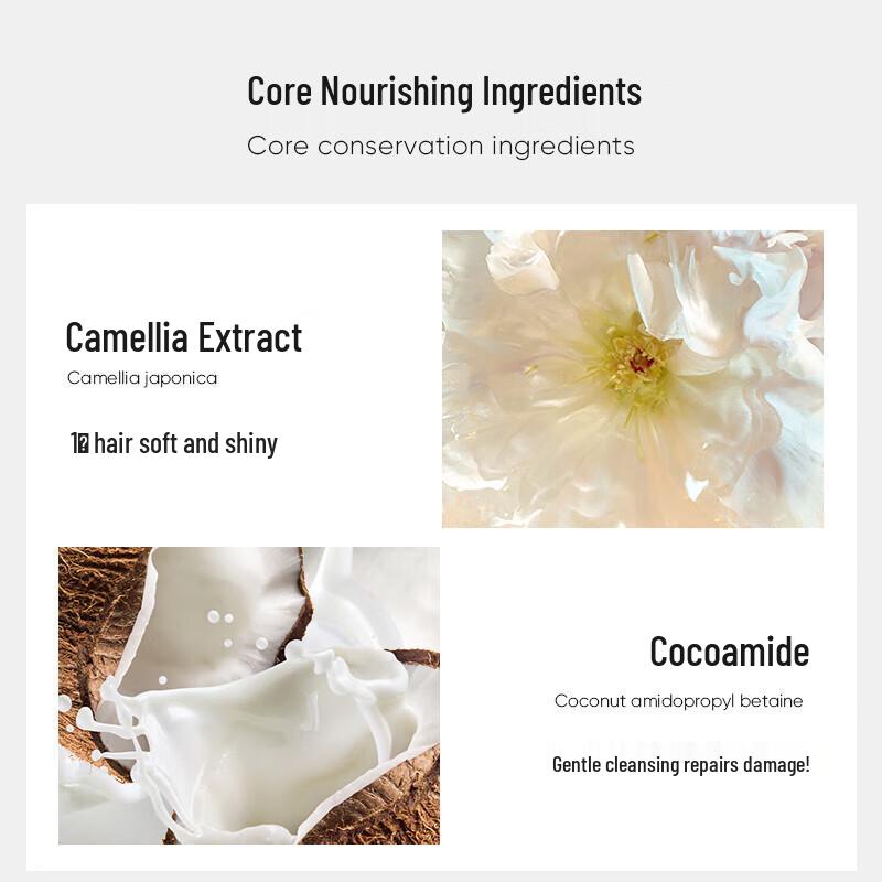 Obeis Camellia Essential Oil Smooth Moisturizing Shampoo