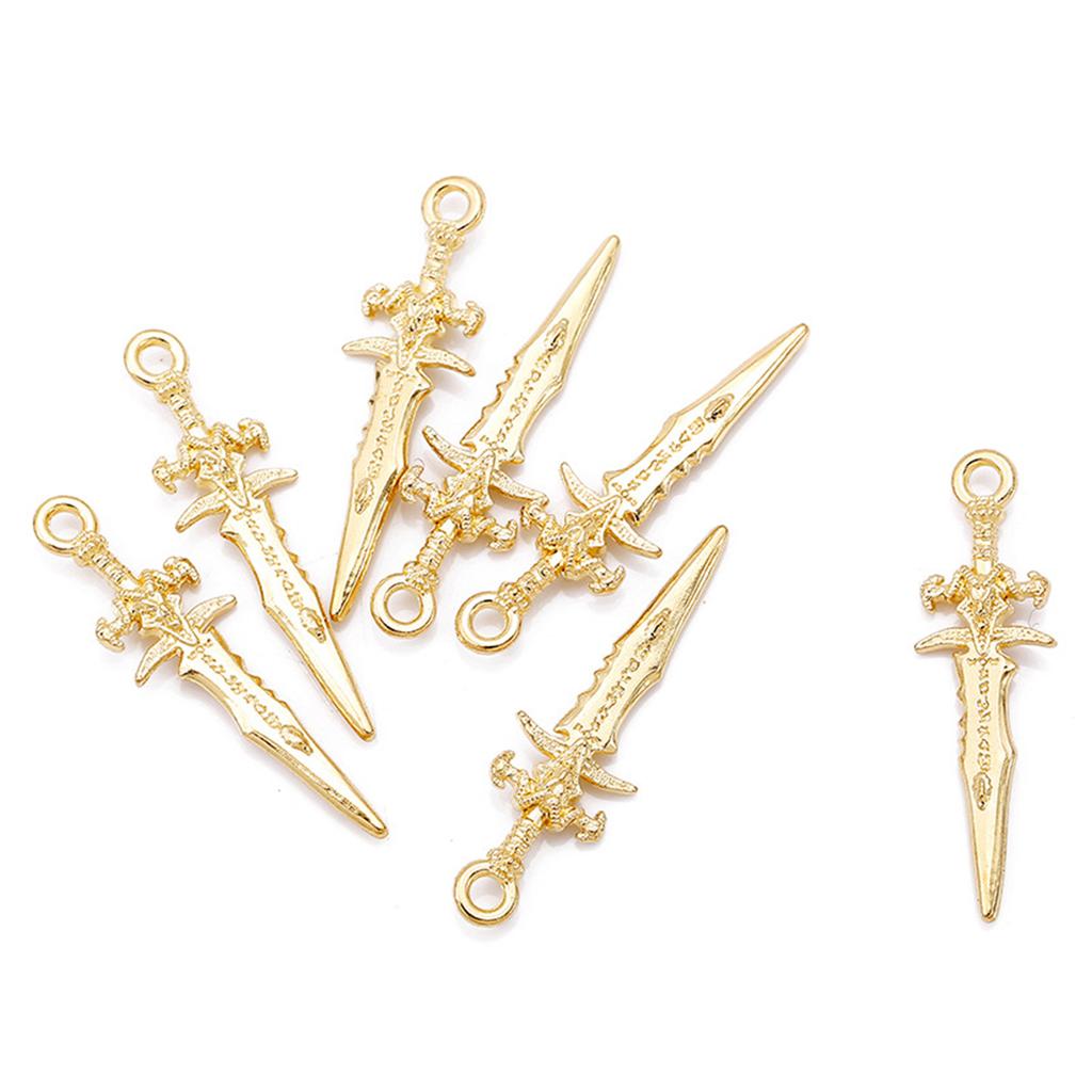 30 шт. металлический сплав мини-меч подвеска маленькая подвеска ювелирные изделия аксессуары подходит для изготовления ювелирных изделий и поделок