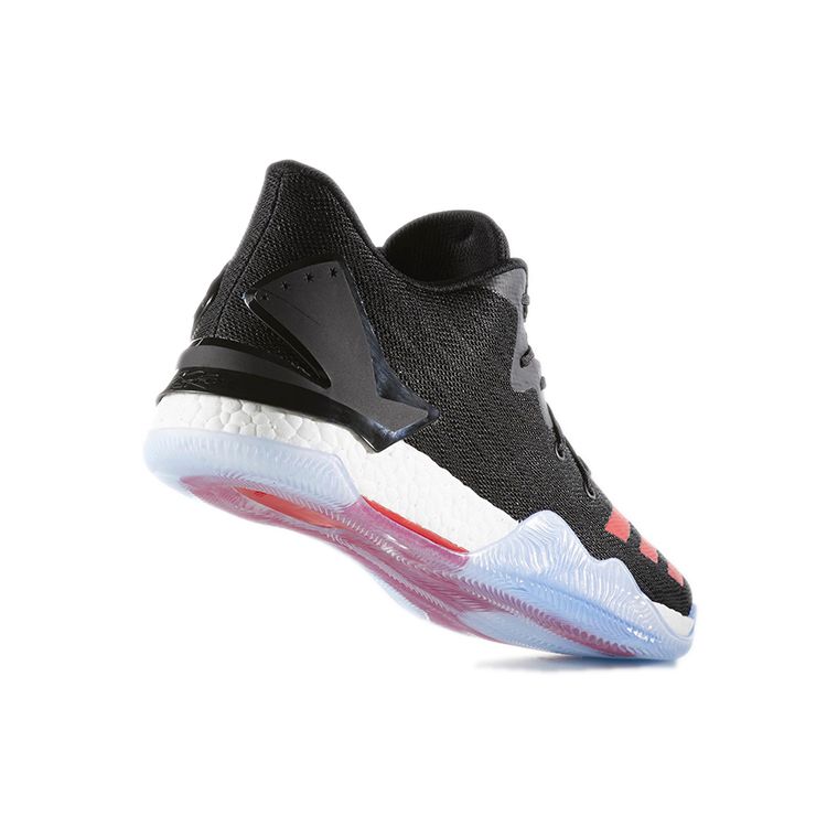 Adidas D Rose 7 С круглым носком Шнуровка Прочные Низкие Баскетбольные Кроссовки Мужские кроссовки Черный Красный BW0942