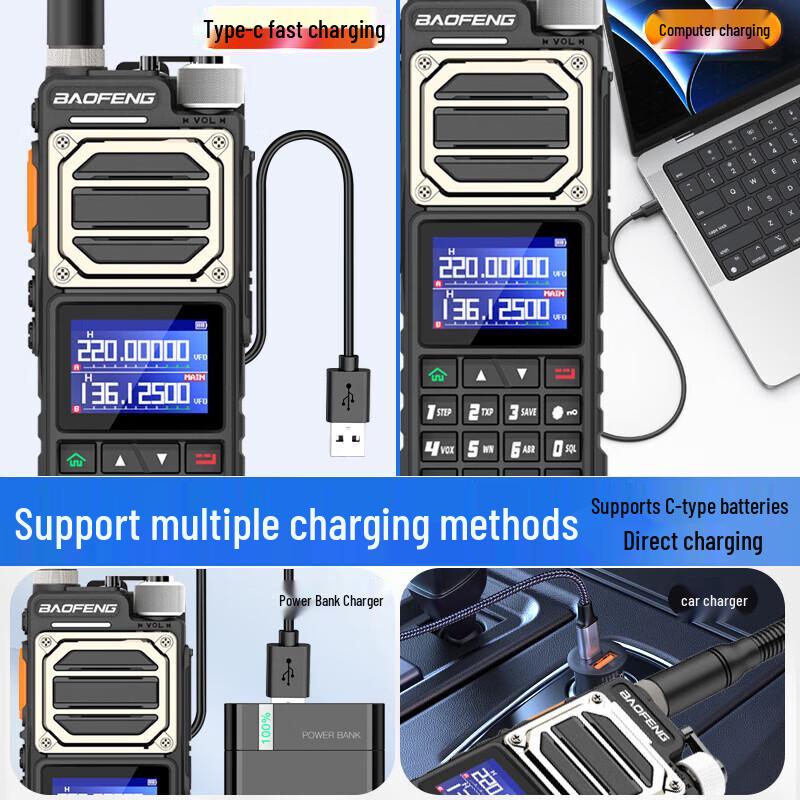 Профессиональная двухдиапазонная рация BAOFENG серии UV-5R, 10 Вт (Китайская версия)