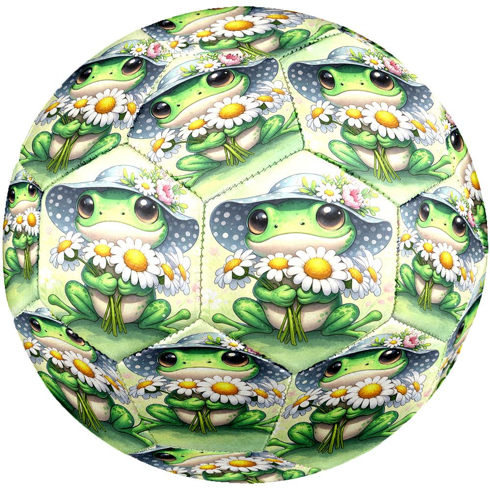 1pc Frog Flowers Size 5 Soccer Ball Professional Lightweight Durable Match Training Football Indoor &Outdoor Sports BallTraining Ball y60