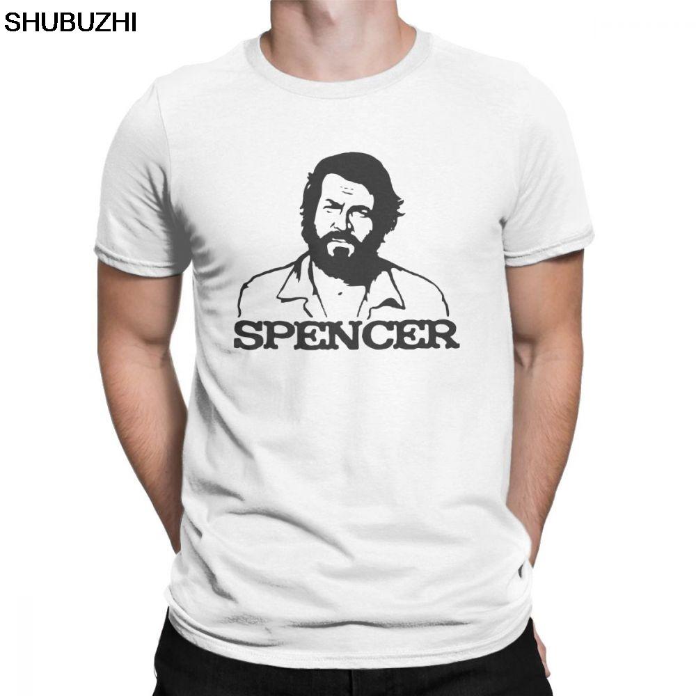 Tees Round Neck Tops Cotton Summer Unisex T Shirt Bud Spencer Vintage Short Sleeve Terence Hill Tshirt Pl Tops Sbz8113
