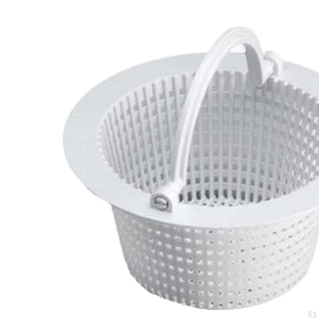 2 Pieces Skimmer Basket,Aboveground Basket ,Accessories with Handle Pool Leach