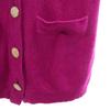 Yves Saint Laurent 90s Old Long Sleeve Knit Cardigan M Purple Women Used