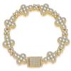 WUIHA Hip Hop Rock 925 Sterling Silver D Color Real GRA Moissanite Diamonds Wedding Engagement 10MM Bracelet Bangle Fine Jewelry