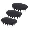 3 Pcs Silicone Scalp Massager Hair Scrubber Shampoo Brush Hair Washing Brush for Wet Dry Hair