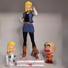 Аниме Gk Рисунок CPR Android 18 и Krillin Фигурки 2 Статуя в заголовке Коллекционная игрушка из ПВХ