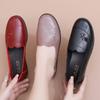 Middle-aged and Elderly Women's Fashion Spring Floral Loafer Shoes Mom's Comfortable Soft Sole Flats Granny's Non Slip Flat Slip On Shoes