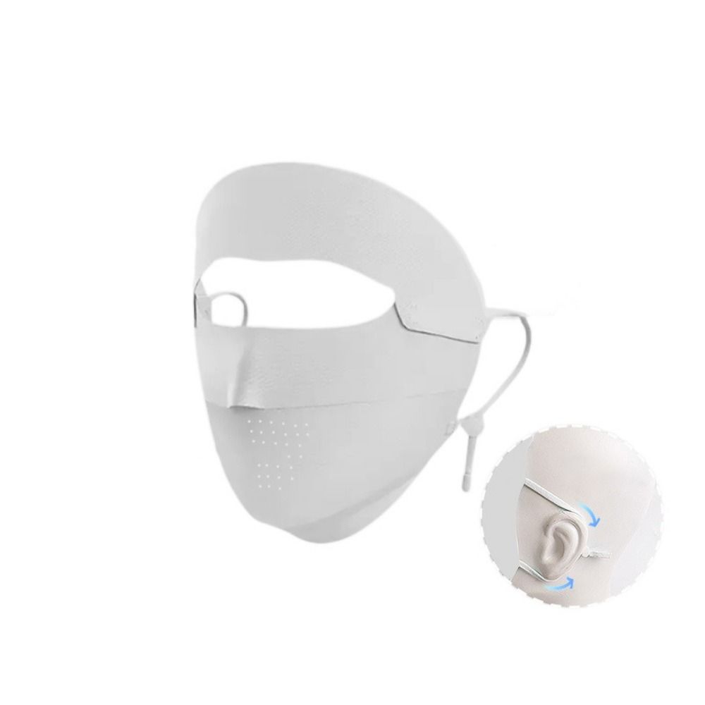 Breathable Summer Ice Silk Mask Elastic Face Gini Mask Sun Protection Face Cover Outdoor Hiking