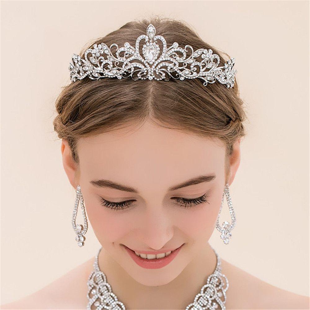 Girls Wedding Party Headdress Crown Headbands Fashion Hair Accessories Princess Tiara Headpieces