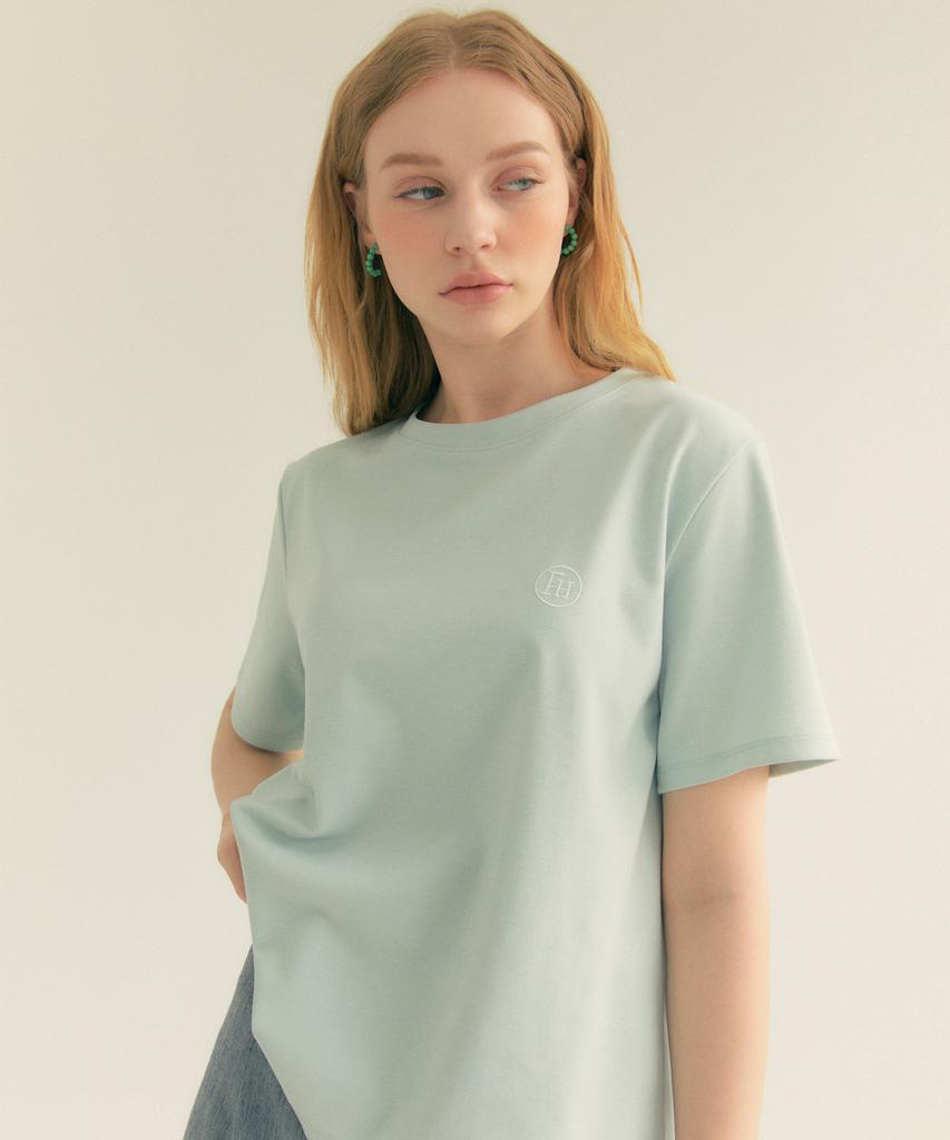 THEFRHT Standard Logo Round Neck T-Shirt Mint