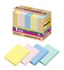 3M Клейкие Прочные Милые 75 x 90 Листов x 10 Стикеры Post-it, Клейкие, Заметки-гармошка, Разноцветные, 50 мм, Блоки, 6561SSPOP-APN