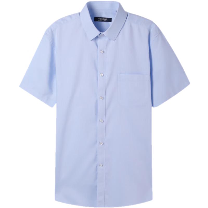 YOUNGOR Мужская рубашка business casual с коротким рукавом GSDP10171IFA