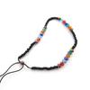 [N4625] - Разноцветный черный этнический браслет «Алтай»