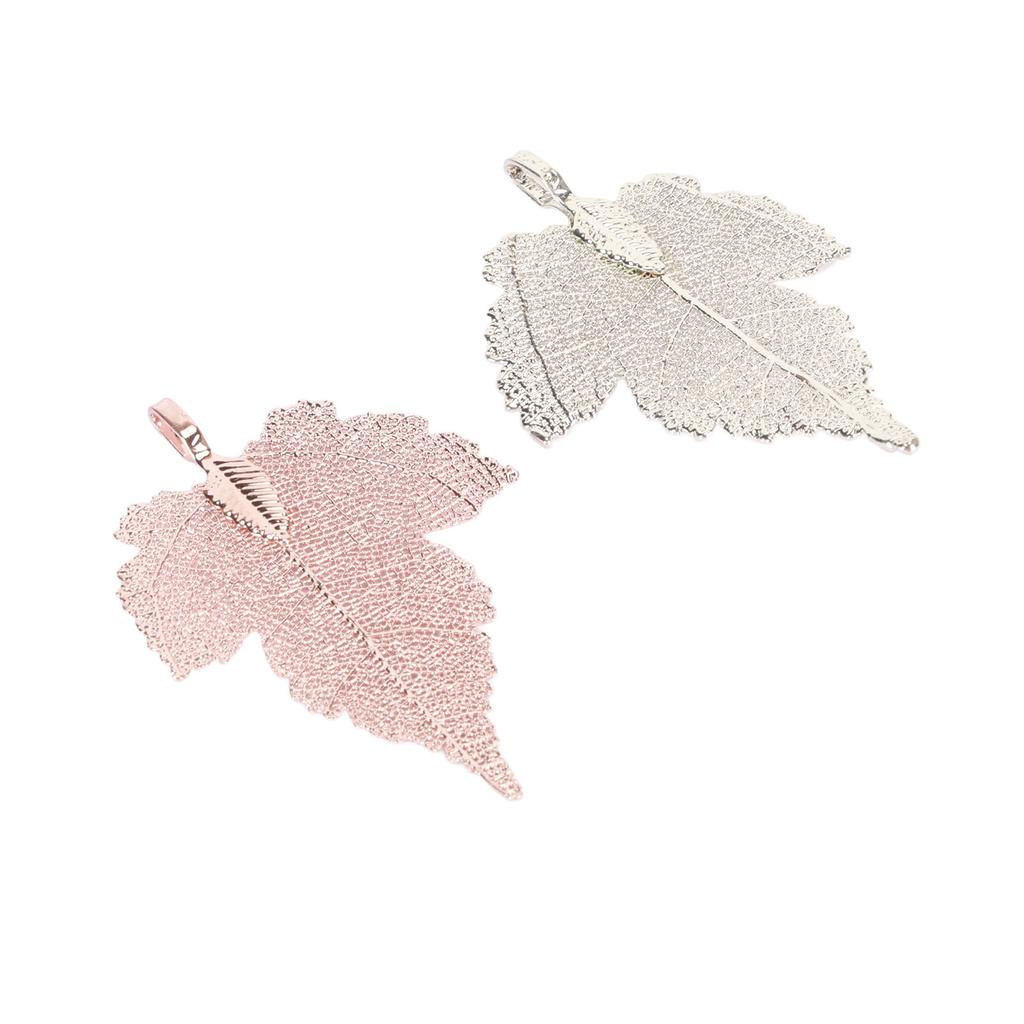 2 шт. Подвески в виде листьев Ручной работы DIY Подвески в виде листьев из цинкового сплава для изготовления ожерелий