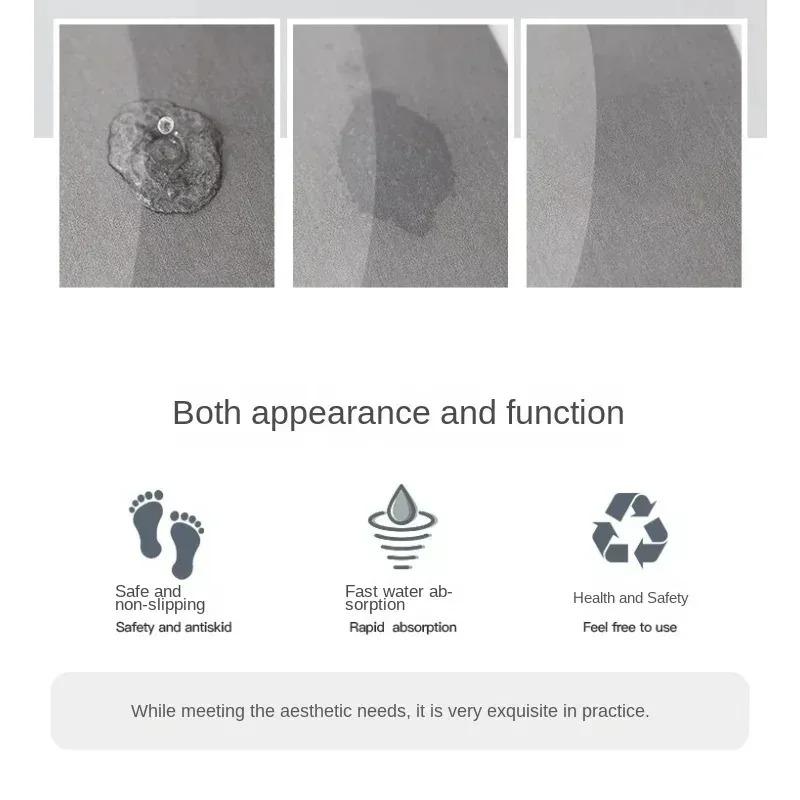 Цветные тюльпаны Диатомовая грязь Прихожая Противоскользящий Дом Улица Кухня Коврик Стираемый Коридор Ванная Комната Веранда Пол Дверной коврик Украсить