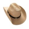 Широкополая ковбойская шляпа однотонная соломенная шляпа от солнца крутая западная ковбойская шляпа вечеринка