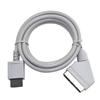 1.8m RGB Scart Video TV AV Cord Cable Compatible with Wii Wii-U Video Game