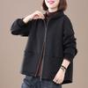 Повседневная новая куртка, модная свободная куртка с капюшоном больших размеров для весны и осени