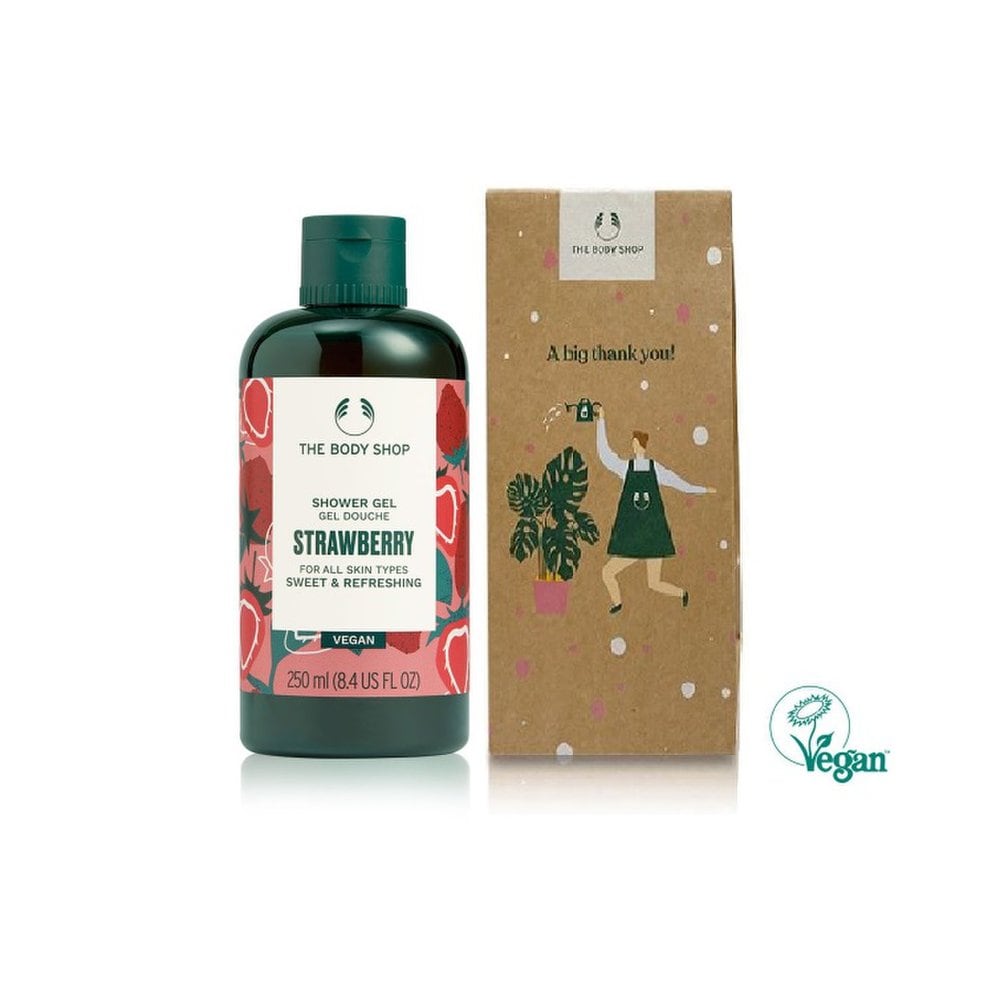 The Body Shop Клубничный гель для душа 250 мл Набор для подарка
