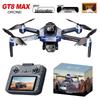 Дрон GT8 с экраном: Аэрофотосъемка высокой четкости, Бесколлекторный, Обход препятствий, Четырехосный радиоуправляемый летательный аппарат-игрушка.
