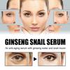 Ginseng Snail Anti-Aging Essence Осветляет тон кожи Осветляет мелкие морщинки Восстанавливающая сыворотка для веснушек Сужает поры Подтягивающая укрепляющая эссенция Средство по уходу за кожей