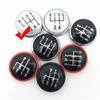 6 Speed Car Gear Shift Knob Lever Stick Cap Covers Emblem Badge for VW Volkswagen Golf Jetta MK3 MK4 GTI Bora POLO IBIZA CADDY