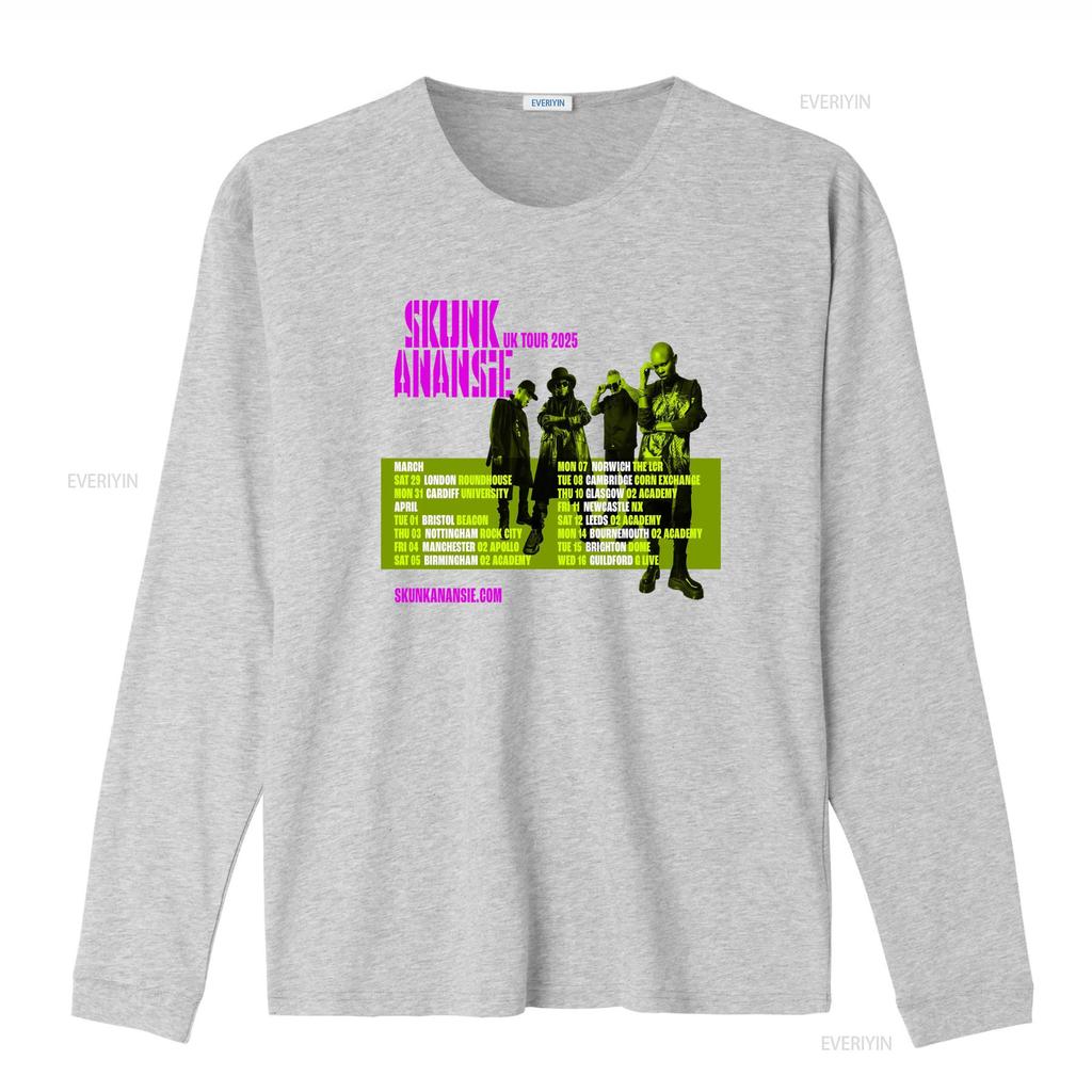 Skunk Anansie Band UK Tour 2025 T Shirt Full Size S 5XL vintage Washed Top For Everyday Wear Unisex Stretched fashion