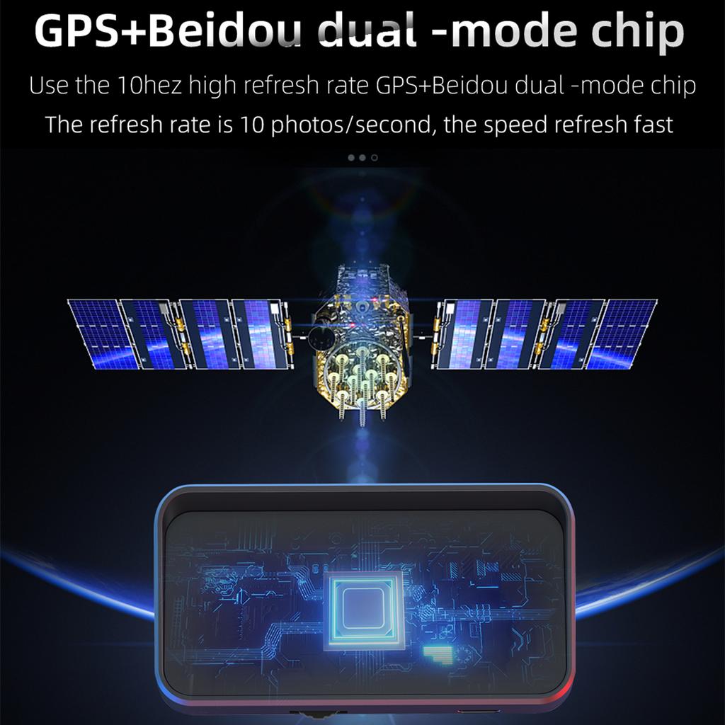 Автомобильный HUD Проектор Спидометра GPS на Лобовое Стекло с Дисплеем Высокой Четкости Предупреждение о Превышении Скорости Отображает Скорость Plug and Play