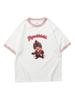Monchhichi Printed Short-Sleeve T-Shirt, Pink, Size L, 6515034
