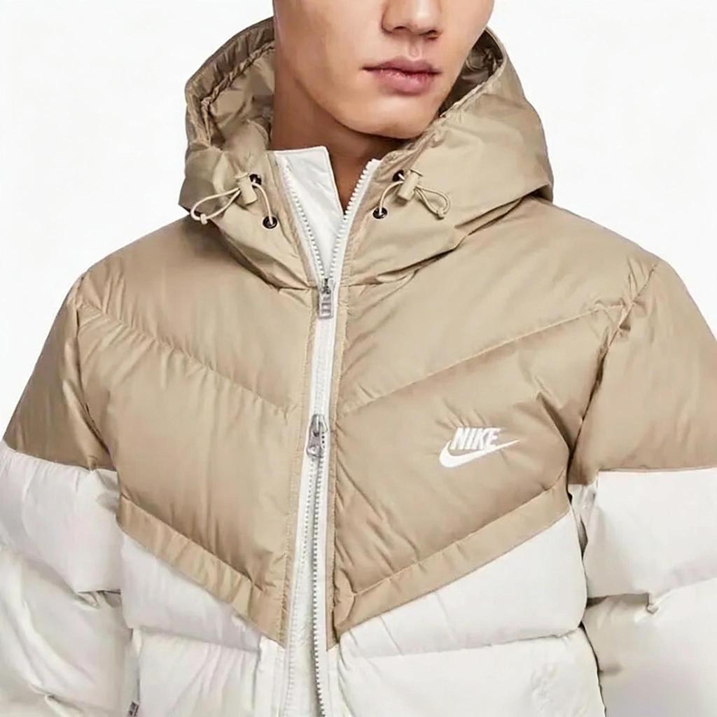 Nike Storm FIT Storm FIT Windrunner PrimaLoft цветной блок ветрозащитная и водонепроницаемая повседневная спортивная куртка-пуховик для мужчин