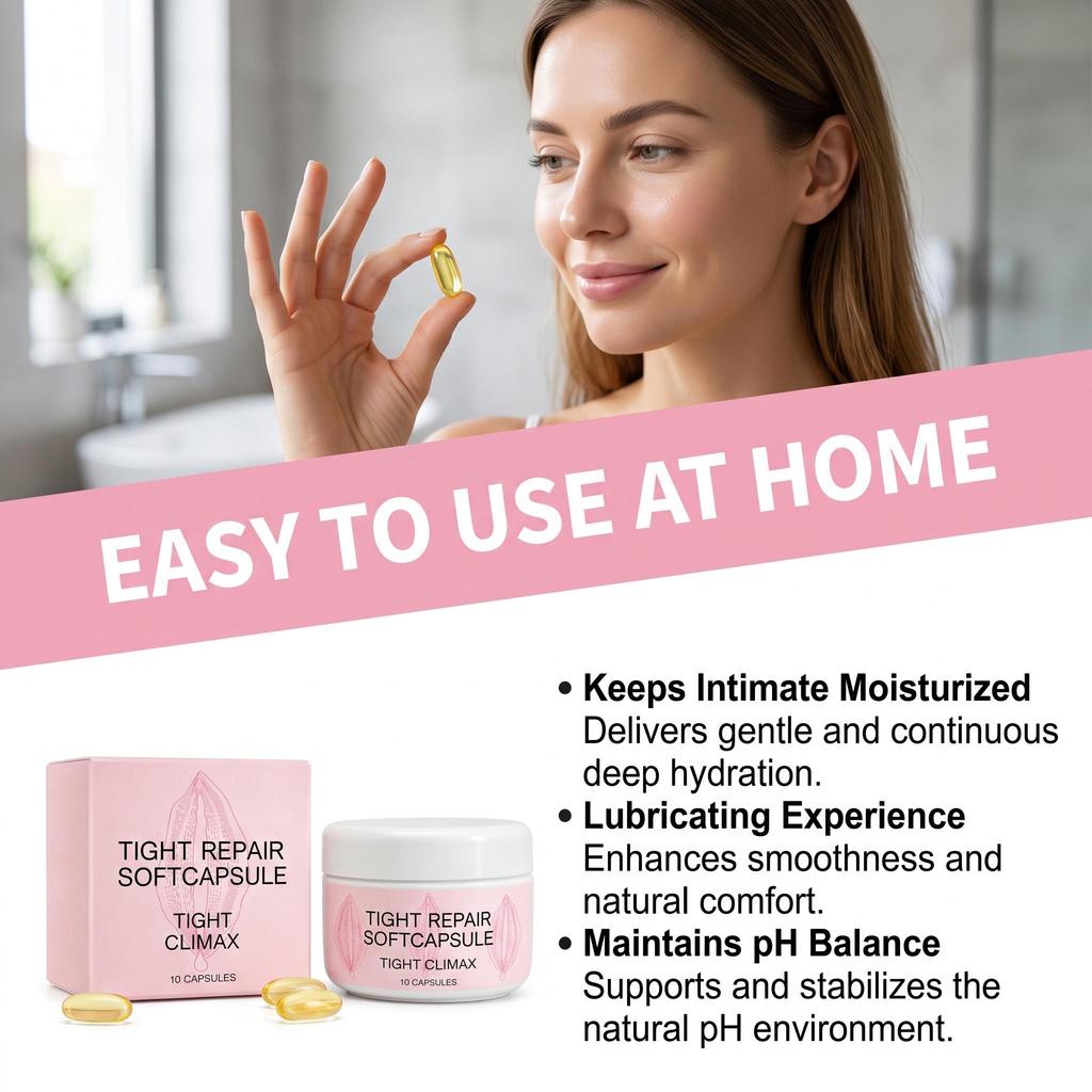 Vaginal Care Soft Capsule Moisturizing Care Environment Stability Moisturizing Light Weight Non-Sticky Soft Capsule