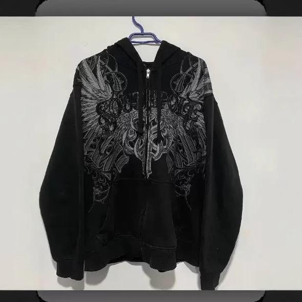 Худи на молнии с пользовательским черным четырехлистным клевером для подростков