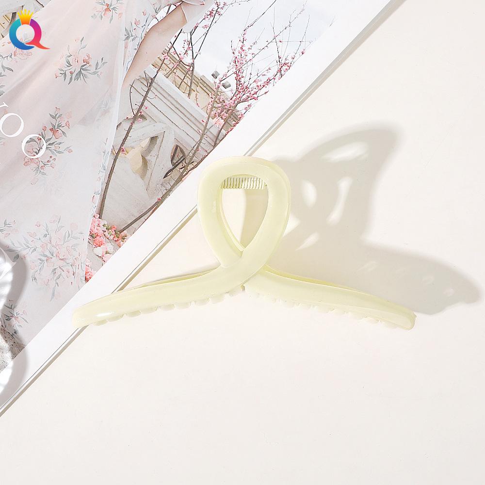 Заколка для волос Frosted Hair Clip Simple Large Clip Cross Hair Clip Coiffit Shark Clip