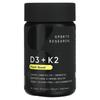 Sports Research D3 + K2 Растительные веганские мягкие гели, 60 шт.