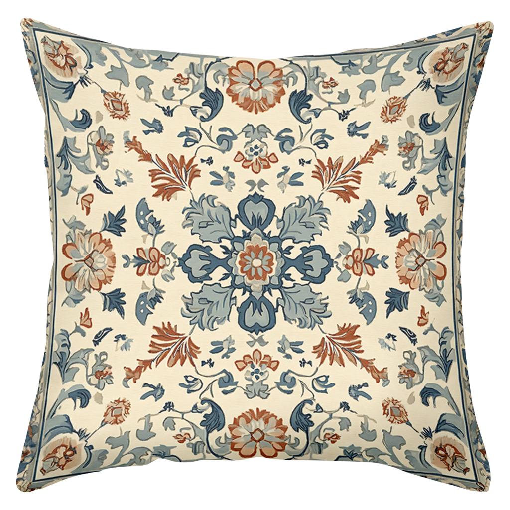 Декоративные подушки с цветочным узором для домашнего декора. Наволочка из полиэстера, декоративная подушка-чехол для дивана. Подушка для изголовья кровати