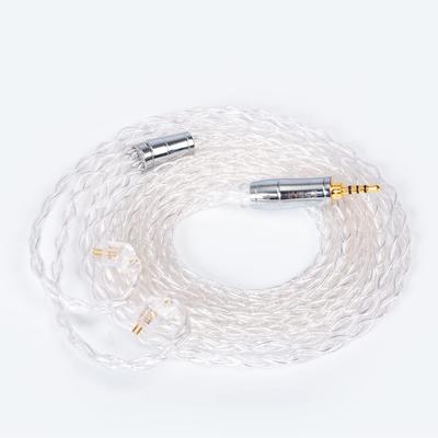 Yinyoo Наушники Кабель 2pin TFZ KBEAR KBX4913 Чистое Серебро 8-жильный Наушники Recable Кабель 4-полюсный Чистое Серебро Сбалансированный Наушники Сменный Кабель Аудио