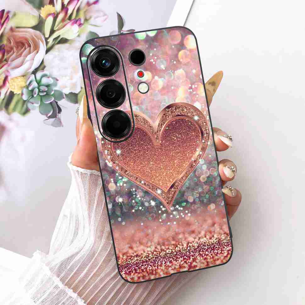 Милый расписной чехол для Tecno Camon 50 4G CN5 Мягкий силиконовый Fundas Чехлы для телефона для Tecno Camon50 4G 6.78" Черный чехол Coque