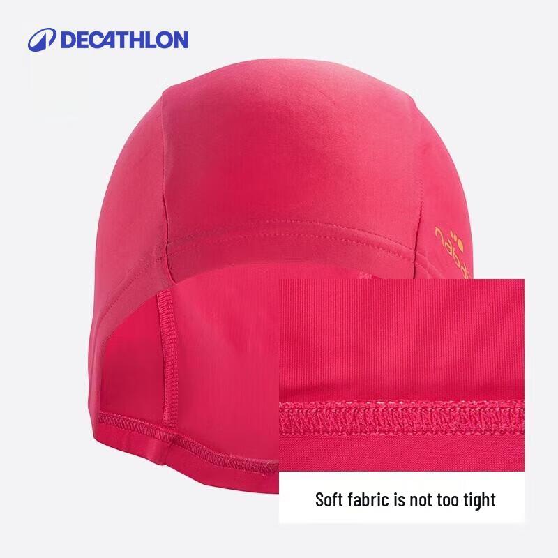 Decathlon Long Hair Mesh Swim Cap with Ear Protection