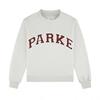 Cross-Stitch Half-High Collar Round Neck Sweatshirt - Simple, Comfortable, for Everyday Life.