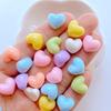 30 шт. Новые Милые Мини Звездочки, Сердечки, Квадратики, Цветы Плоские Кабошоны из Смолы для DIY Украшений, Поделок, Декора