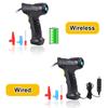 120W Car Air Pump Wireless/Wired Electric Inflatable Pump Portable Air Pump Tire Inflator Digital for Car Bicycle Balls