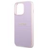 Guess Guhcp13Lpsasbpu Iphone 13 Pro / 136,1 Fioletowy/Purple Saffiano Hot Stamp & Metal Logo