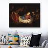 Classical Jesus Birth Oil Painting Poster Child of God Van Honthorst Caravaggio Canvas Painting Christian Gift Wall Art Prints