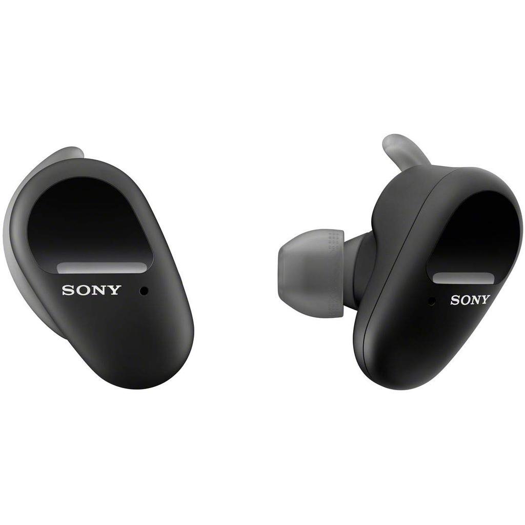 Sony WF-SP800N BM True Wireless Noise Cancelling Sport Earbuds, IP55, 360 Reality Audio, 2020 Model, Black