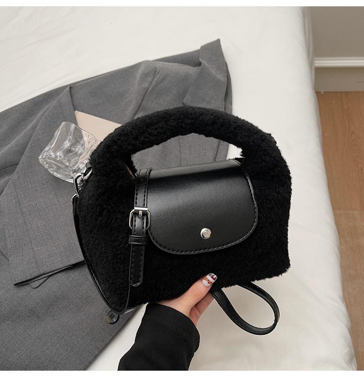 2025 Зимняя Универсальная Мини Плюшевая Меховая Сумка Кроссбоди