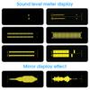 High Precision OLED Spectrum Analyzer Music Level Meter & Digital Clock 256x64 Dot Matrix VU Meter 3 Modes Spectrum Display